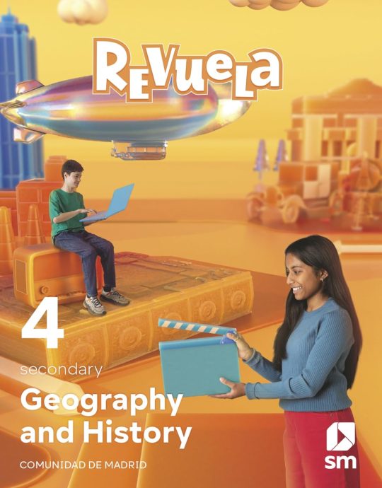 4º ESO GEOGRAPHY AND HISTORY SERIE PROYECTO REVUELA  9788411823135 COMUNIDAD DE MADRID SM 2024 (USADO)