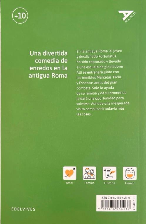 ESCUELA DE GLADIADORES:-ALA DELTA SERIE VERDE N.º 125 :-SAGRARIO PINTO MARTIN 9788414054130 EDELVIVES 2024 (NUEVO) - Imagen 2