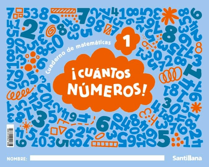 INFANTIL 3 AÑOS! CUÁNTOS NÚMEROS! | NIVEL 1 CUADERNO 9788414416839 SANTILLANA 2025 (NUEVO)