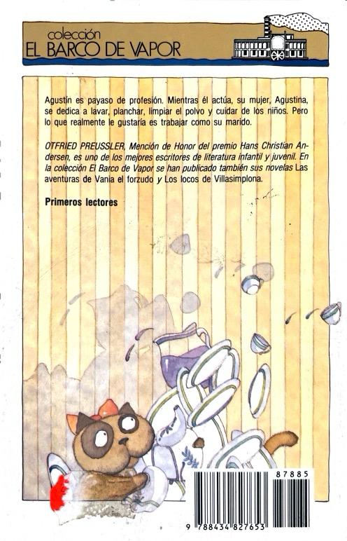 AGUSTINA, LA PAYASA:-EL BARCO DE VAPOR SERIE BLANCA:-N.º 32 :-OTFRIED PREUSSLER 9788434827653 SM 2002 (USADO) - Imagen 2