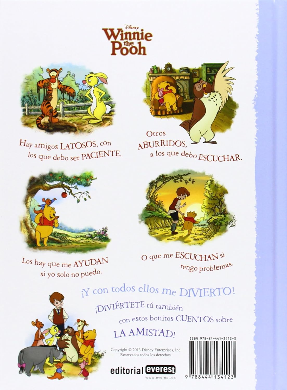 WINNIE THE POOH. CUENTOS DE LA AMISTAD:-9788444134123 EVEREST 2014 (USADO) - Imagen 2
