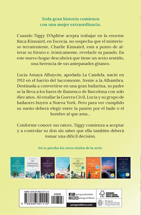 LAS SIETE HERMANAS N.º 05: LA HERMANA LUNA-LUCINDA RILEY 9788466351119 DEBOLSILLO 2020 (NUEVO) - Imagen 2