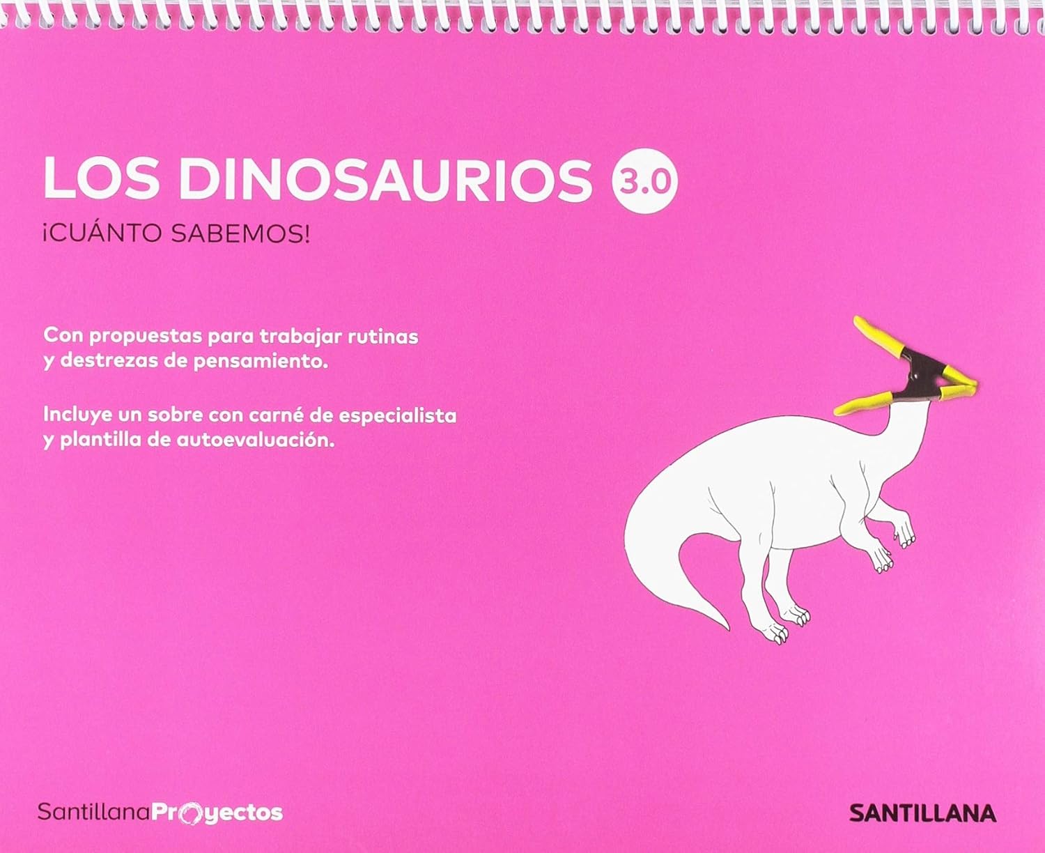 INFANTIL 4 AÑOS DINOSAURIOS 3.0 NIVEL 2 INFANTIL 4 AÑOS SERIE CUÁNTO SABEMOS 9788468049786 SANTILLANA 2019 (NUEVO) - Imagen 2
