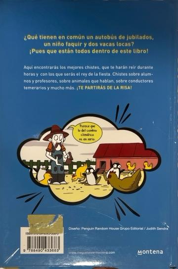 MINI SUPER CHISTES PARA REIRTE A CARCAJADAS:-PAU CLUA:-ÁLEX LÓPEZ 9788490433683 MONTENA 2015 (USADO) - Imagen 2