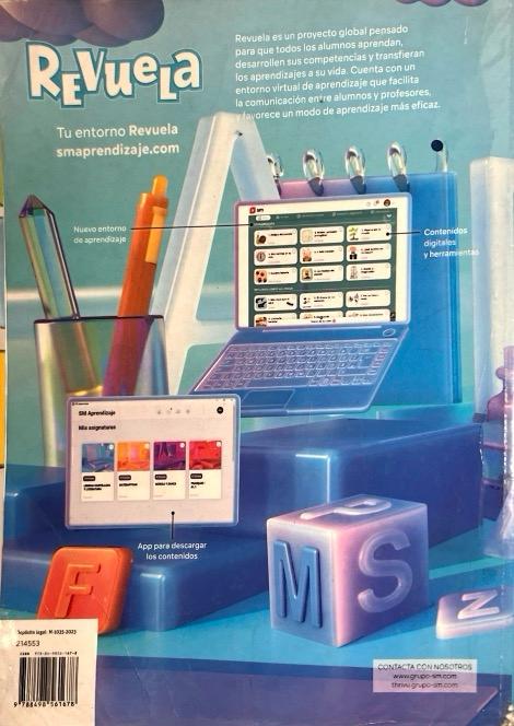 4º PRIMARIA LENGUA CASTELLANA Y LITERATURA TRIMESTRAL PROYECTO REVUELA 9788498561678 SM 2023 (USADO) - Imagen 2