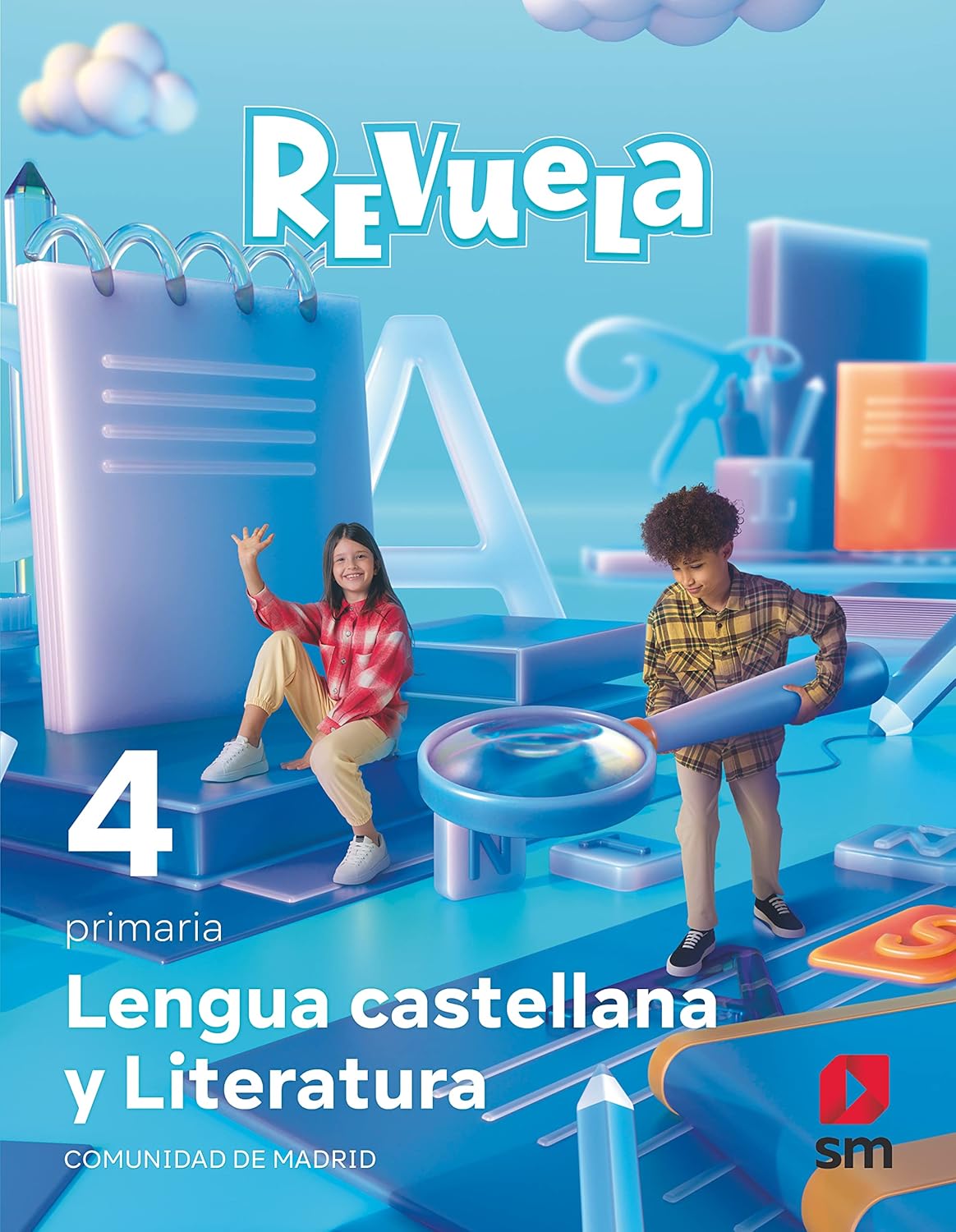 4º PRIMARIA LENGUA CASTELLANA Y LITERATURA TRIMESTRAL PROYECTO REVUELA 9788498561678 SM 2023 (USADO)