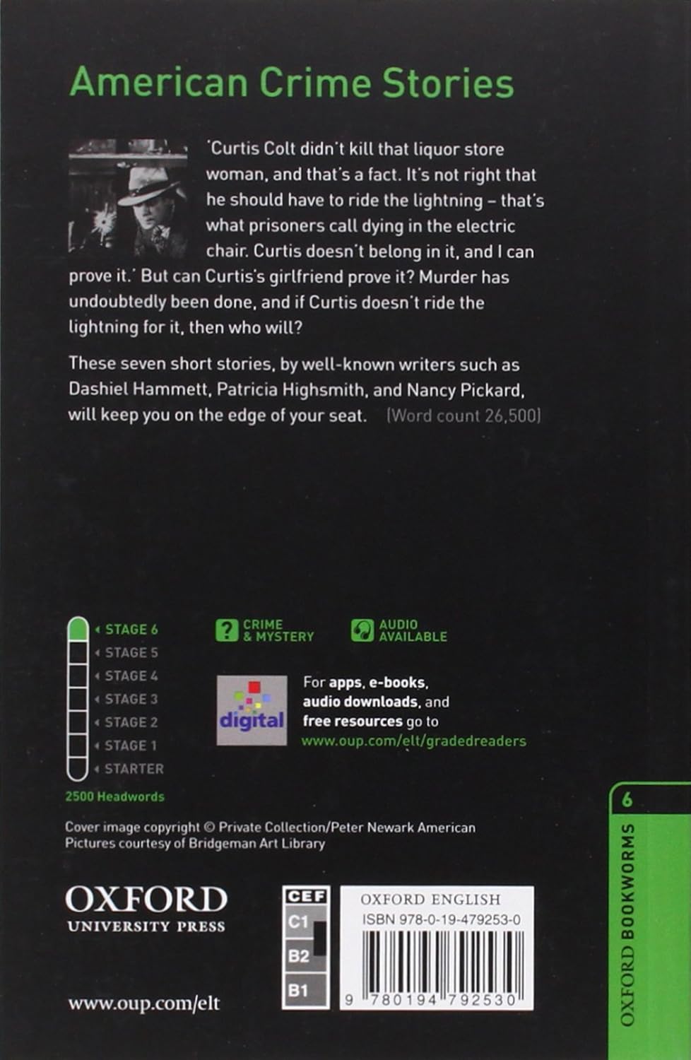 AMERICAN CRIME STORIES-BOOKWORMS STAGE 6:-JOHN ESCOTT 9780194792530 OXFORD 2007 (USADO) - Imagen 2