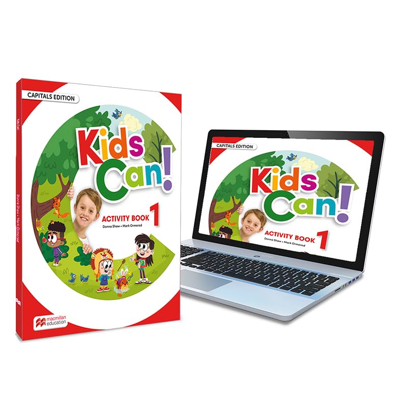 1º PRIMARY KIDS CAN! 1 ACTIVITY BOOK CAPITAL LETTERS VERSIÓN MAYUSCULA+ACCESO DIGITAL 9781035103492 MACMILLAN 2022 (NUEVO)