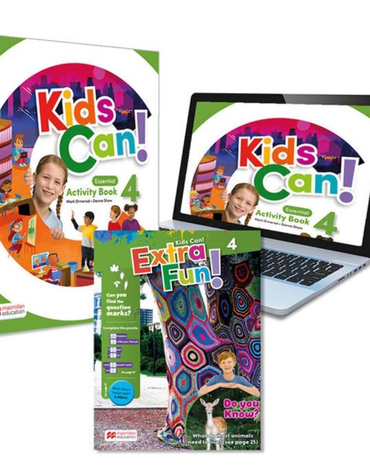 4º PRIMARY KIDS CAN! 4 ACTIVITY BOOK, EXTRAFUN & PUPIL S APP 9781380053206 MACMILLAN 2022 (NUEVO)