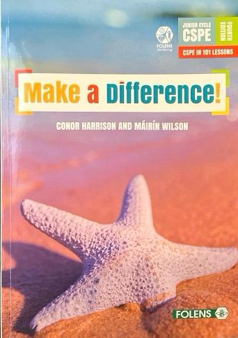 MAKE A DIFFERENCE! :-CONOR HARRISON AND MÁIRÍN WILSON 9781780907321 FOLENS 2017 (USADO)