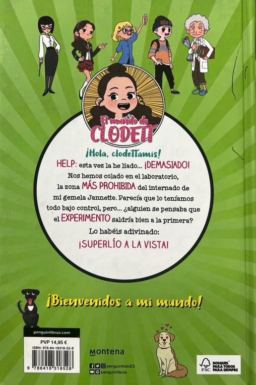 EL MUNDO DE CLODETT SUPERLÍO EN EL LABORATORIO Nº07 CLODETT 9788418318528 MONTENA 2021 (NUEVO) - Imagen 2