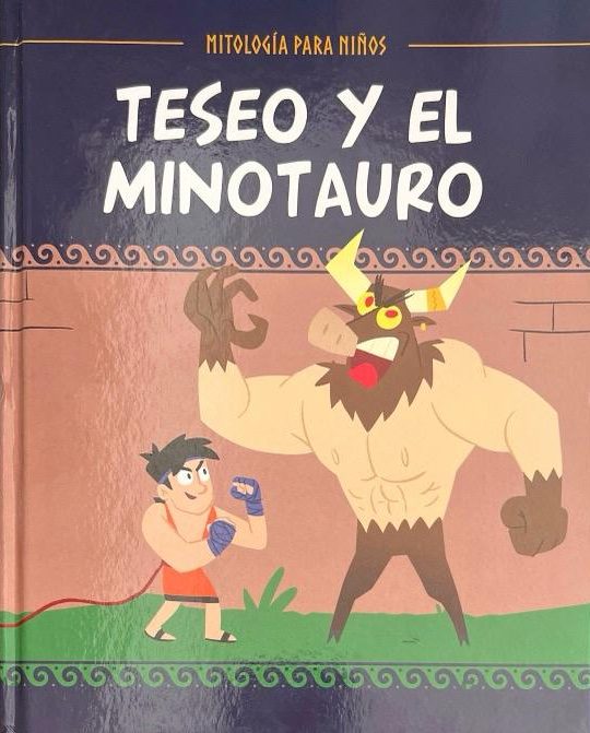 TESEO Y EL MINOTAURO-MITOLOGÍA PARA NIÑOS:-INCLUYE UN POSTER DE REGALO 9788447144679 SALVAT 2019 (USADO)