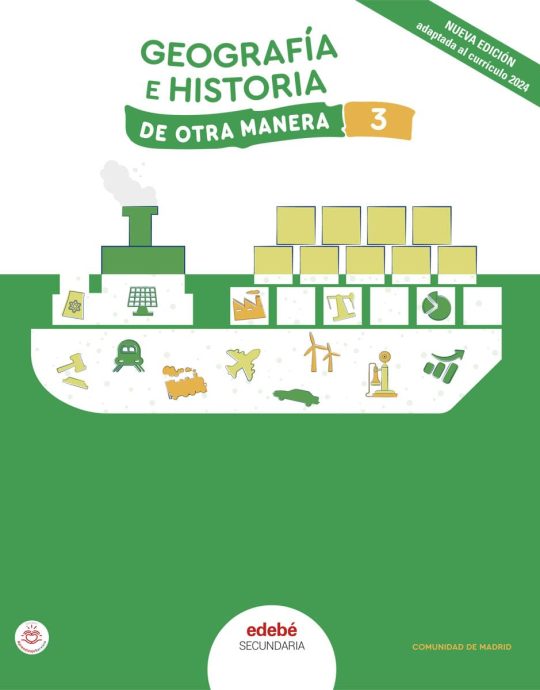 3º ESO GEOGRAFIA E HISTORIA OTRA MANERA 9788468372624 EDEBE 2024 (NUEVO)