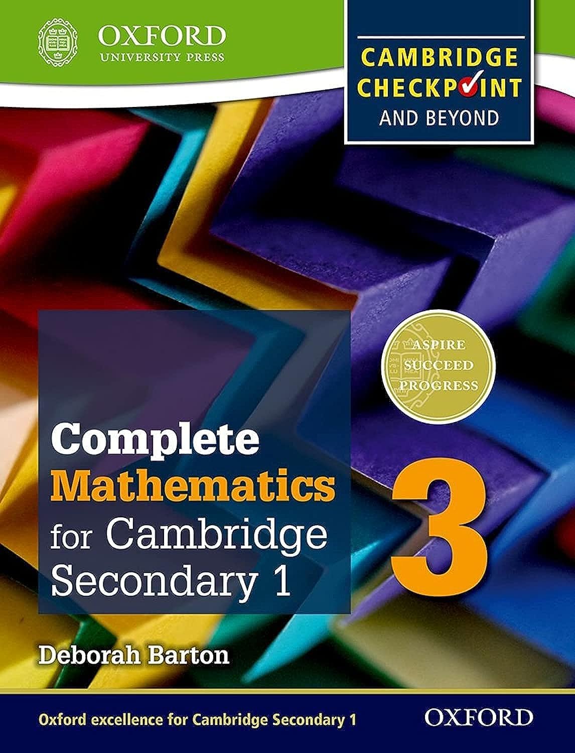 MATHEMATICS 3 FOR CAMBRIDGE SECONDARY 1 STUDENT´S BOOK:- DEBORAH BARTON 9780199137107 OXFORD 2000 (USADO)
