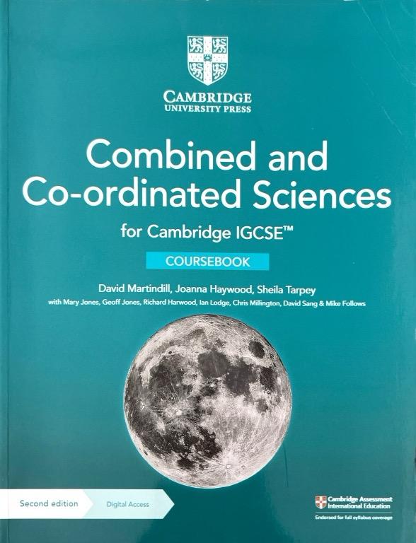 CAMBRIDGE IGCSE COMBINED & CO-ORDINATED SCIENCES FOR CAMBRIDGE IGCSE 9781009311281 CAMBRIDGE INTERNATIONAL 2023 (USADO)