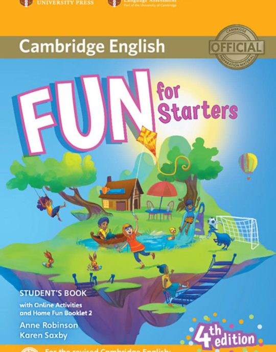 FUN FOR STARTERS STUDENT´S BOOK WITH ONLINE ACTIVITIES WITH AUDIO AND HOME FUN BOOKLET 2: 9781316617465 CAMBRIDGE 2023 (NUEVO)