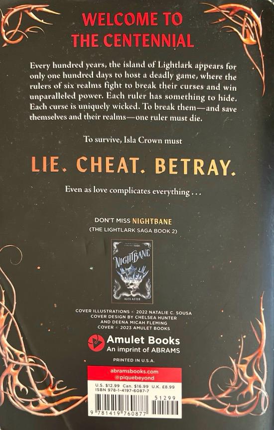 LIGHTLARK-THE LIGHTLARK SAGA BOOK N.º 01 :- ALEX ASTER 9781419760877 HACHETTE 2023 (USADO) - Imagen 2