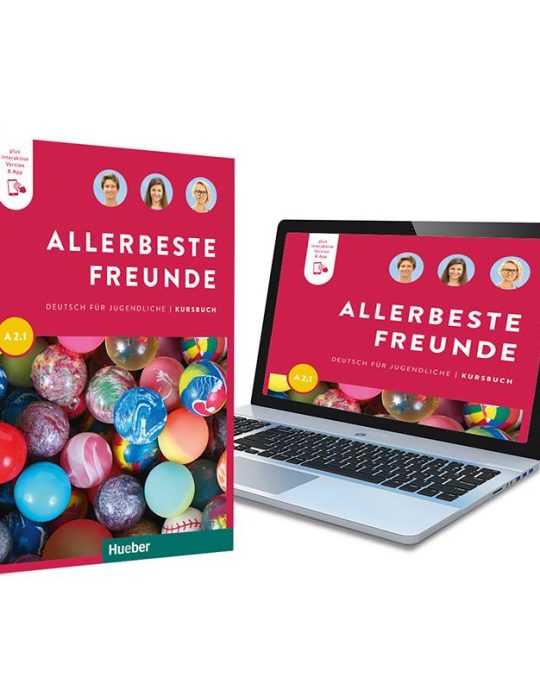 ALLERBESTE FREUNDE A2.1 KURSBUCH AND CODE 9783198010549 HUEBER VERLAG GMBH&CO. KG 2025 (NUEVO)
