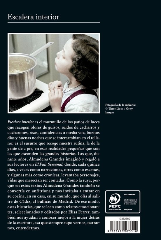 ESCALERA INTERIOR-COLECCIÓN ANDANZAS N.º :-ALMUDENA GRANDES 9788411075510 TUSQUETS EDITORES 2025 (NUEVO) - Imagen 2