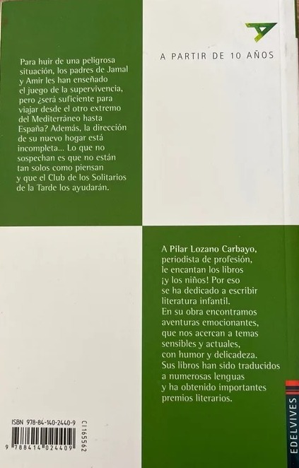 EL CLUB DE LOS SOLITARIOS:-ALA DELTA SERIE VERDE N.º 115 :-PILAR LOZANO CARBAYO 9788414024409 EDELVIVES 2020 (USADO) - Imagen 2