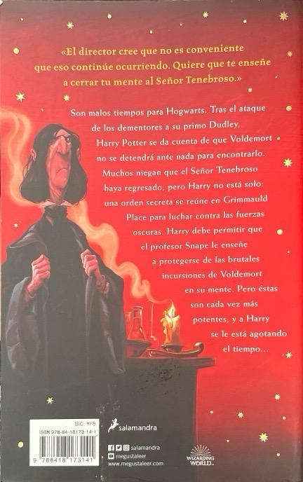 HARRY POTTER Y LA ORDEN DEL FÉNIX N.º 05- :-J.K. ROWLING 9788418173141 SALAMANDRA 2020 (USADO) - Imagen 2