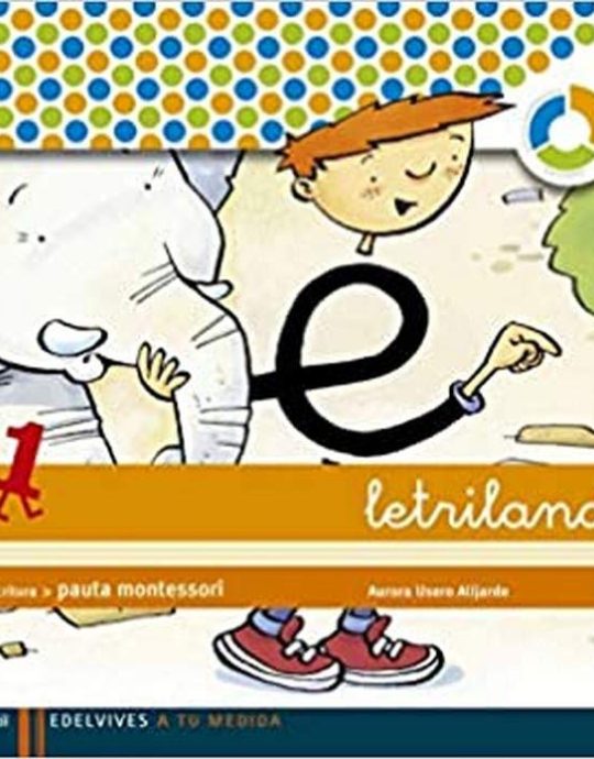INFANTIL LETRILANDIA 1 ESCRITURA ESPIRAL PAUTA MONTESSORI 9788426371393 ANAYA 2009 (NUEVO)