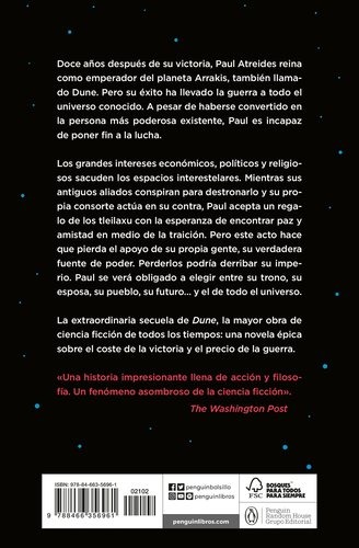 LAS CRONICAS DE DUNE N.º 02-EL MESÍAS DE DUNE :-FRANK HERBERT 9788466356961 DEBOLSILLO 2021 (NUEVO) - Imagen 2