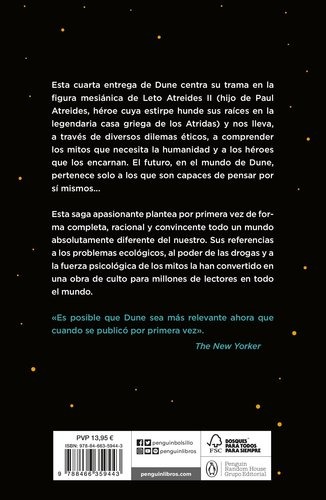 LAS CRONICAS DE DUNE N.º 04-DIOS EMPERADOR DE DUNE:-FRANK HERBERT 9788466359443 DEBOLSILLO 2021 (NUEVO) - Imagen 2