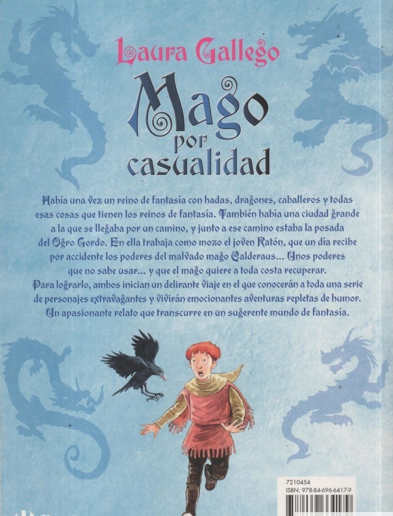 MAGO POR CASUALIDAD:-LAURA GALLEGO GARCIA 9788469664179 BRUÑO 2021 (USADO) - Imagen 2