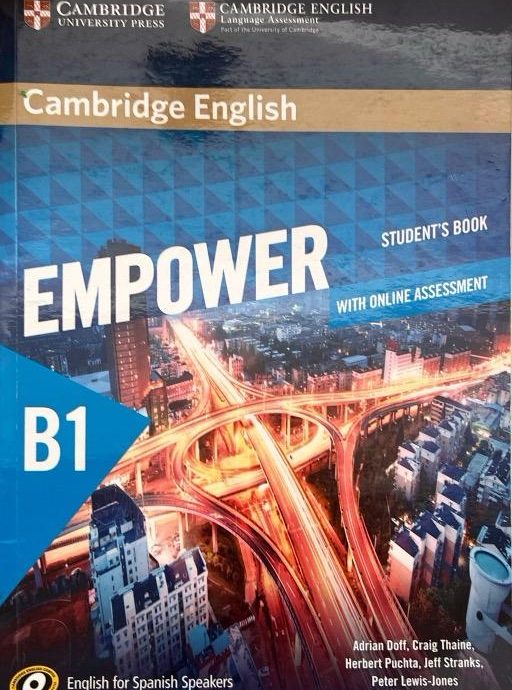 CAMBRIDGE ENGLISH EMPOWER FOR SPANISH SPEAKERS B1 STUDENT´S BOOK WITH ONLINE ASSESSMENT AND PRACTICE 9788490361979 CAMBRIDGE 2016 (NUEVO)