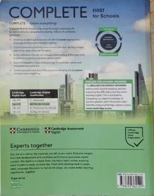 COMPLETE FIRST FOR SCHOOLS FOR SPANISH SPEAKERS 2ª ED.WORKBOOK WITHOUT ANSWERS 9788490362129 CAMBRIDGE 2022 (USADO) - Imagen 2