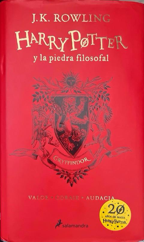 HARRY POTTER Y LA PIEDRA FILOSOFAL-EDICIÓN GRYFFINDOR-.VALOR-CORAJE-AUDACIA:-.J.K. ROWLING 9788498388879 SALAMANDRA 2018 (USADO)