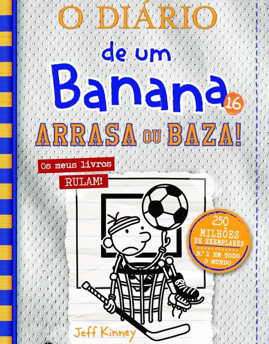 O DIÁRIO DE UM BANANA N.º 16 - ARRASA OU BAZA!:-:-JEFF KINNEY 9789895646616 PORTUGUÉS -BOOKSMILE 2021 (USADO)