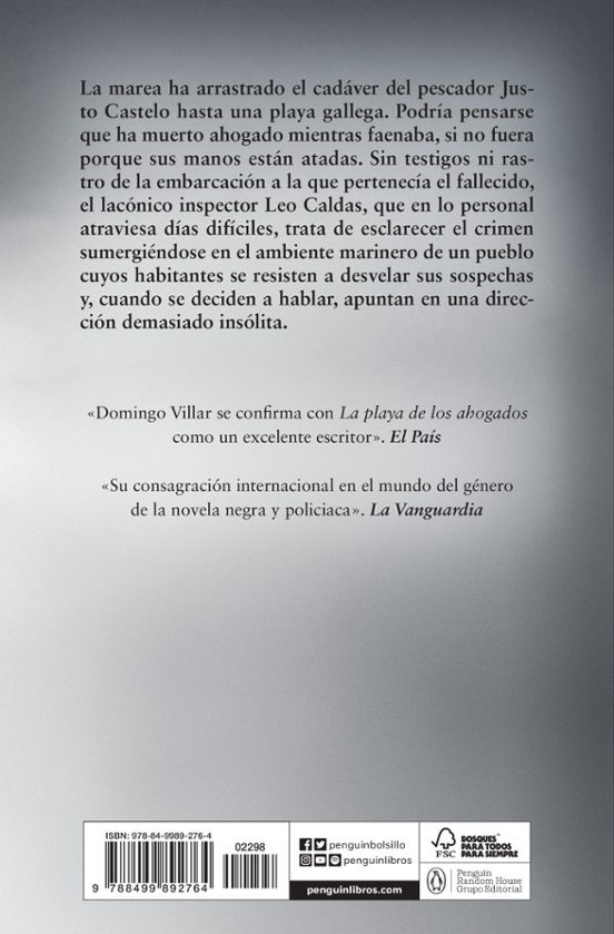 LA PLAYA DE LOS AHOGADOS-TRILOGÍA DEL INSPECTOR LEO CALDAS N.º 02 :-DOMINGO VILLAR 9788499892764 DEBOLSILLO 2011 (USADO) - Imagen 2