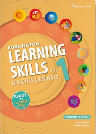 1º BACHILLERATO LEARNING SKILLS STUDENT´S BOOK 9789925363575 BURLINGTON BOOKS 2025 (NUEVO)