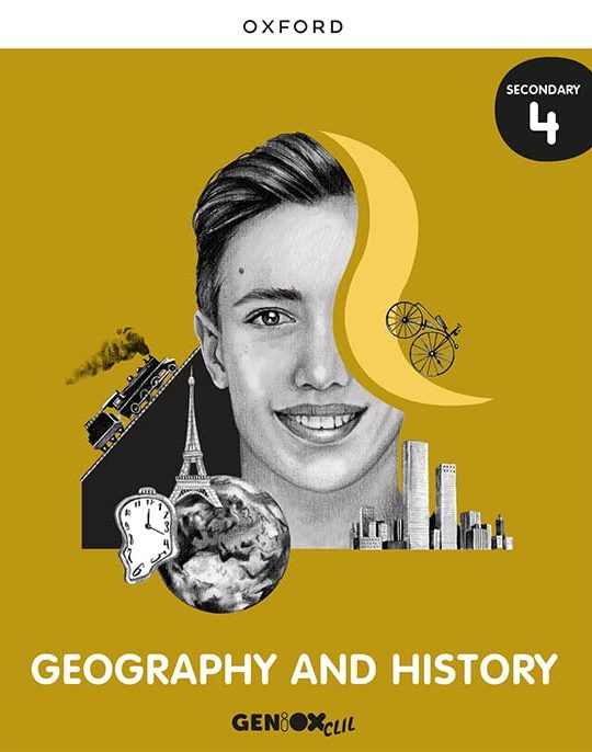 4º ESO GEOGRAPHY & HISTORY STUDENT´S BOOK GENIOX CLIL 9780190539917 OXFORD 2023 (NUEVO)