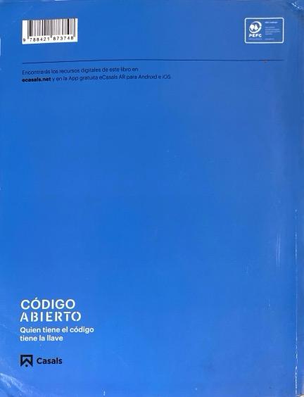 3º ESO MATEMÁTICAS ACADÉMICAS 9788421873748 PROYECTÓ CÓDIGO ABIERTO LOMLOE ACADÉMICAS CASALS 2022 (USADO) - Imagen 2