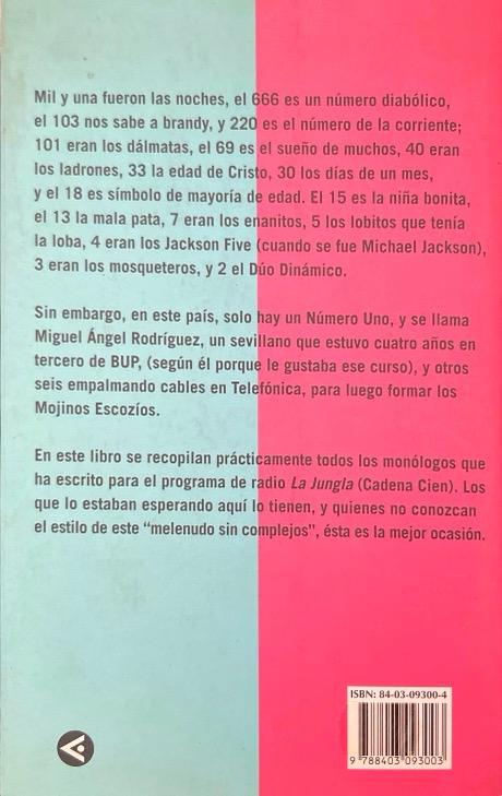 MEMORIAS DE UN HOMO ERECTUS:-MIGUEL ÁNGEL RODRÍGUEZ 9788403093003 AGUILAR 2002 (USADO) - Imagen 2