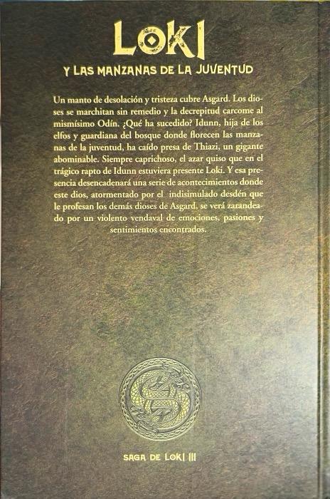 LOKI Y LAS MANZANAS DE LA JUVENTUD:-SAGA LOKI III:-ENRIQUE DUEÑAS 9788413292571 RBA 2019 (USADO) - Imagen 2