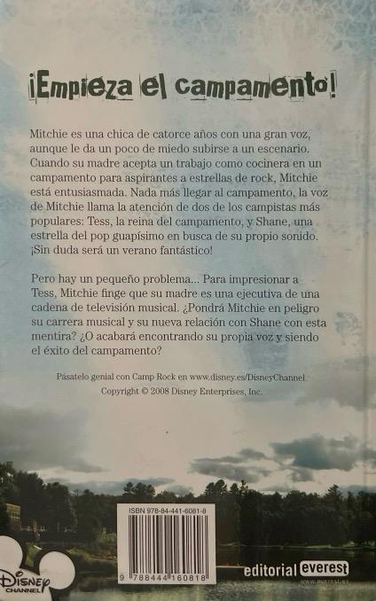 CAMP ROCK-NOVELIZACION 9788444160818 EVEREST 2008 (USADO) - Imagen 2