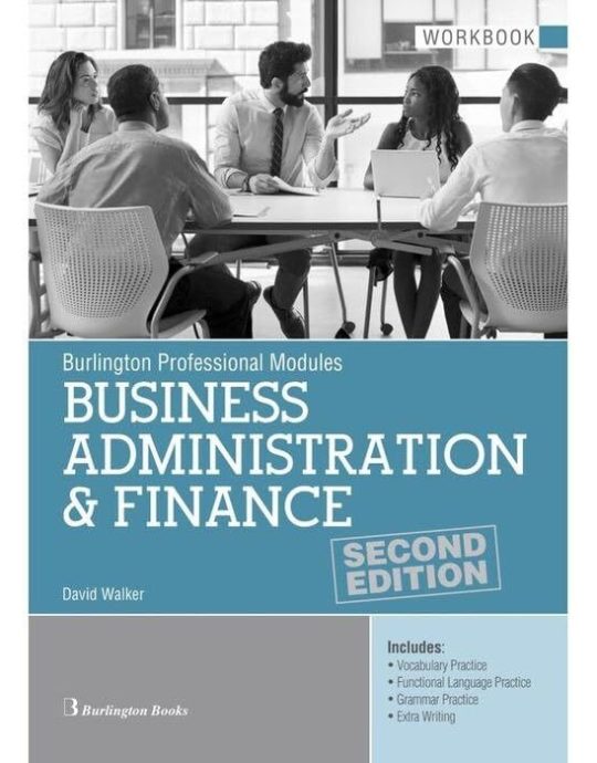 BUSINESS ADMINISTRATION FINANCE WORKBOOK 9789925308927 BURLINGTON BOOKS 2023 (NUEVO)