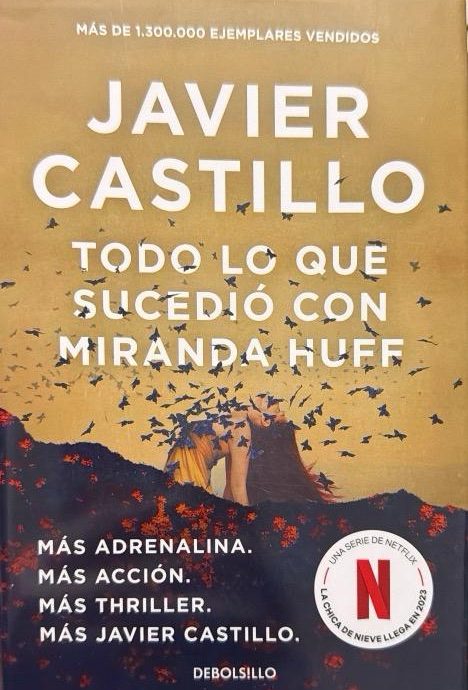 TODO LO QUE SUCEDIO CON MIRANDA HUFF  N.º 3-JAVIER CASTILLO 9788466350419 DEBOLSILLO 2021 (USADO)