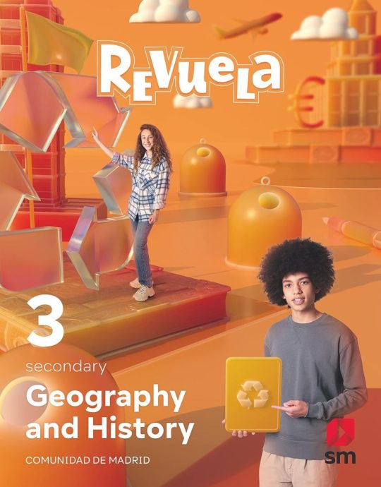 3º ESO GEOGRAPHY AND HISTORY PROYECTO REVUELA MADRID 9788413929279 SM 2022 (USADO)