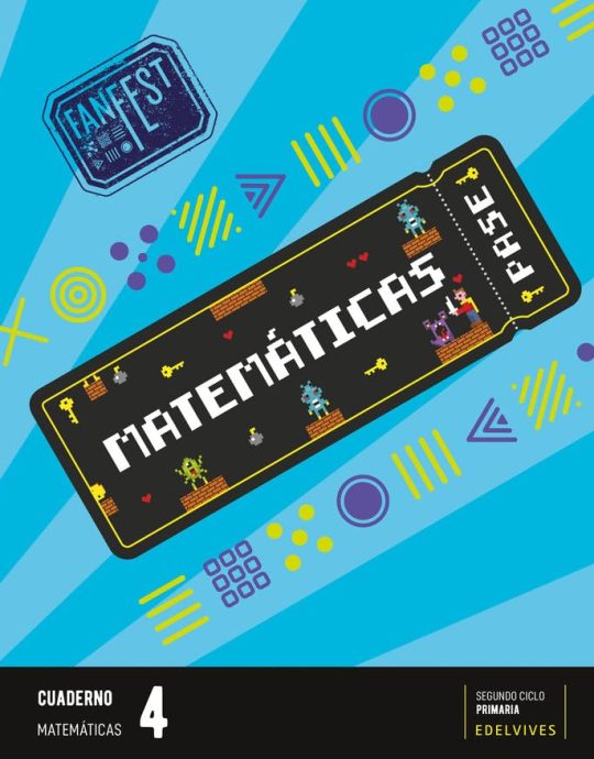 4º PRIMARIA MATEMÁTICAS CUADERNO LÍNEA 2 PROYECTO FANFEST 9788414044209 EDELVIVES 2023 (NUEVO)